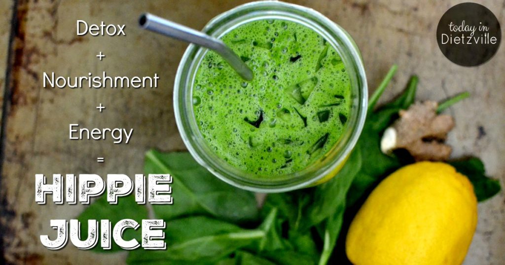 Green Hippie Juice with MCT & CBD Oils (nourish, detox, energize!)