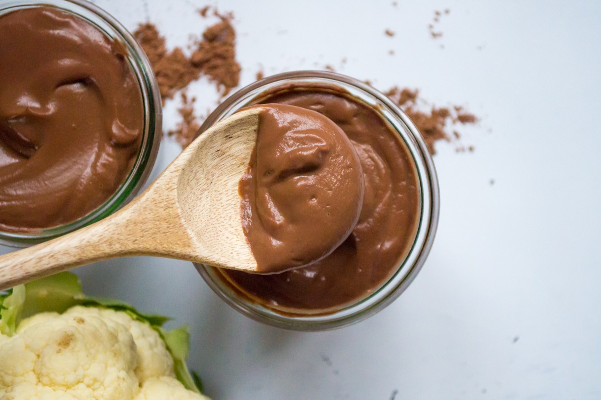 Indulgent Cauliflower Chocolate Pudding